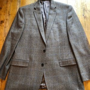Ralph Lauren 42L Brown & Blue Sport Coat